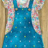 Happy Luzie - Gr 86-152 - Latzkleid Schnittmuster - Sewando