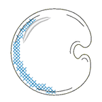 Stickdatei - BUBBLE Alphabet A-Z - Sewando