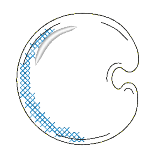 Stickdatei - BUBBLE Alphabet A-Z - Sewando