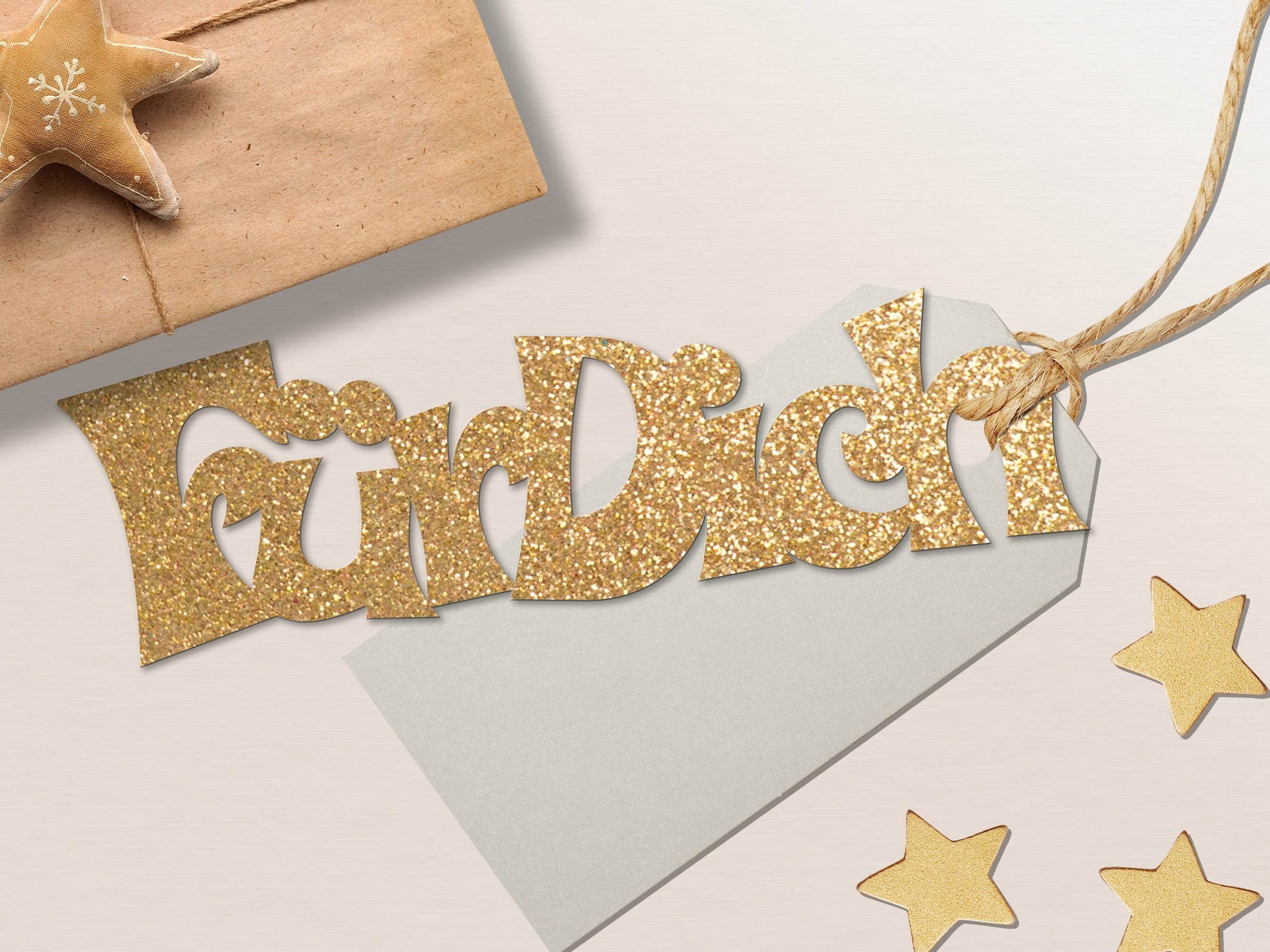 Geschenkanhänger Geburtstag FÜR DICH - Plotterdatei - Sewando