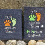 Stickdatei Hund Wir sind ein Team Pfote Füsse Set 451 - Sewando