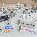 Stickdatei Camper Camping Anhänger Schlüsselanhänger ITH - Sewando