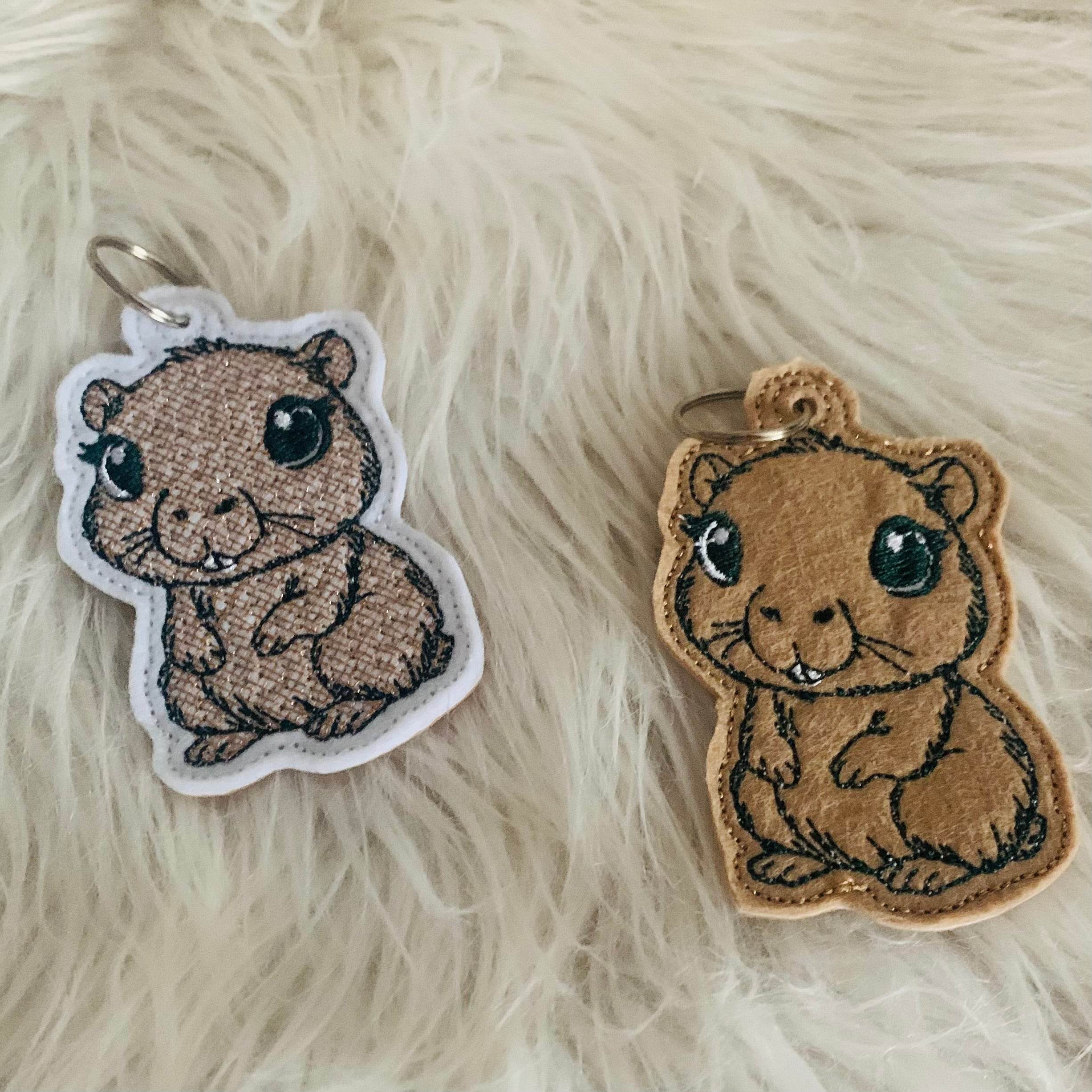Stickdatei Capybara Schlüsselanhänger Set 2517 - Sewando