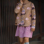 Cardigan Marie – Schnittmuster für Kinderjacke mit Rückenknopfleiste Gr. 86-146 - Sewando