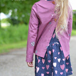 Cardigan Marie – Schnittmuster für Kinderjacke mit Rückenknopfleiste Gr. 86-146 - Sewando