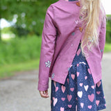 Cardigan Marie – Schnittmuster für Kinderjacke mit Rückenknopfleiste Gr. 86-146 - Sewando