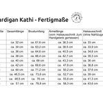 Schnittmuster CARDIGAN KATHI Gr. 92-146 - Sewando