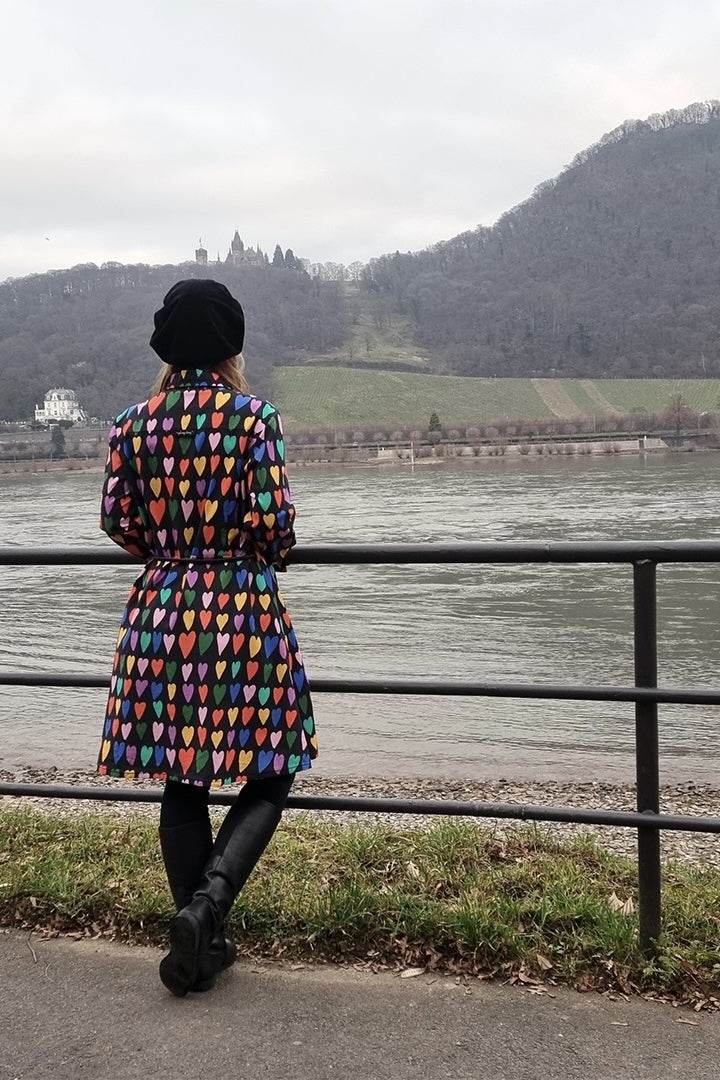Schnittmuster Cardigankleid Feminina, Größe 32 - 50 : - Sewando