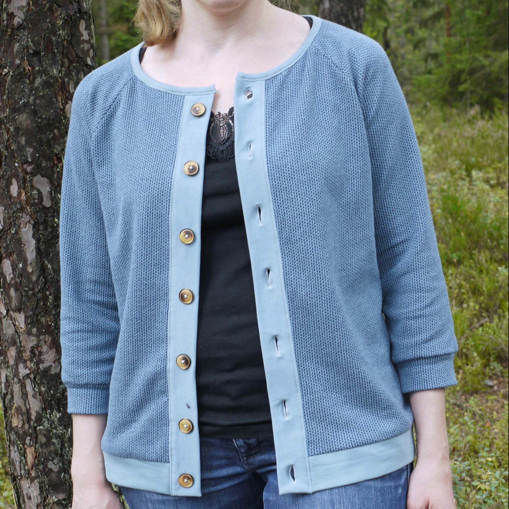 Schnittmuster Kombi-Pack PULLOVER BETULA + CARDIGAN PICEA Gr. 32-48 - Sewando