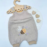 Stickdatei Doodle Applikation - kleine Biene - 4 Größen - 8 Formate