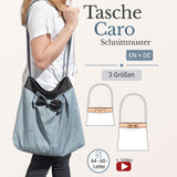 Caro - Anfängerfreundliche Tasche in 3 Größen + Videoanleitung