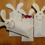 Stickdatei BUNNY Hüllen für Schokolade, Schokoriegel, Geldscheine etc. - Sewando