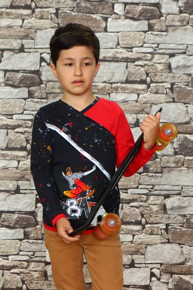 Schnittmuster Shirt für Jungen Fran Gr. 74-164 - Sewando