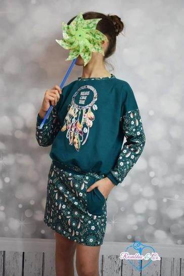 Schnittmuster Dressed Mädchenkombi Gr. 86 - 164 - Sewando