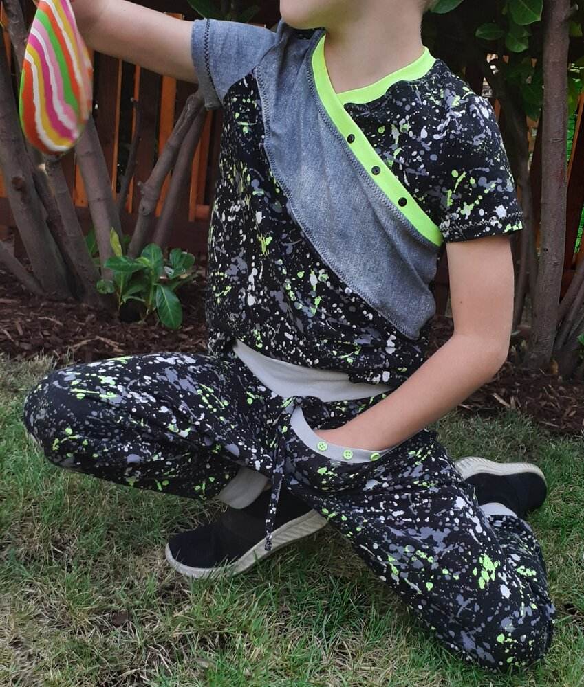 Schnittmuster Shirt für Jungen Fran Gr. 74-164 - Sewando