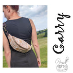 Schnittmuster Carry Brusttasche, Bauchtasche - Sewando