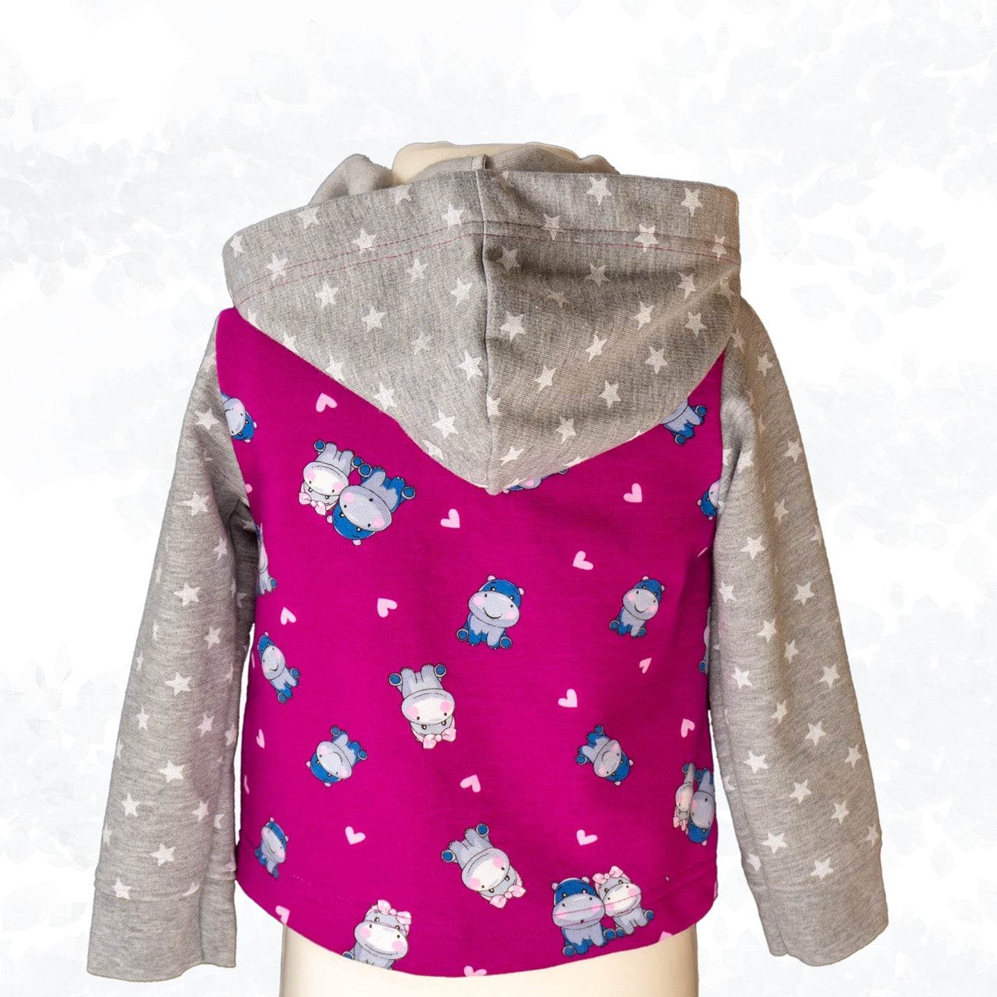 Schnittmuster Cassie Kids – Sweatjacke & Weste mit Kapuze für Kinder Gr. 92-164 - Sewando