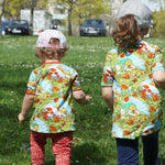 Schnittmuster timtom No.33 Shirt mit Vokuhila-Saum und optionalen Strick- oder Häkeldetails Gr.86-128 - Sewando