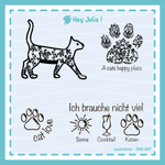 Plotter- und Laserdatei Cat Love - Sewando