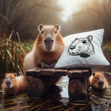 Stickdatei Capybara "Teddy" - realistisch - FÜR HELLE STOFFE