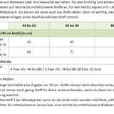 Charly – Babyjacke mit Kapuze, Kragen oder Rundhalsausschnitt Gr. 44-98 - Sewando
