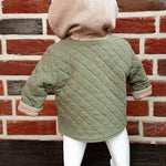Charly – Babyjacke mit Kapuze, Kragen oder Rundhalsausschnitt Gr. 44-98 - Sewando