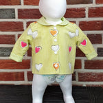 Charly – Babyjacke mit Kapuze, Kragen oder Rundhalsausschnitt Gr. 44-98 - Sewando