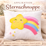 Applikationsvorlage Sternschnuppe