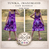 Schnittmuster Tunika, (Maxi)Kleid Easy Bandeau für Mädchen Größe 92-164