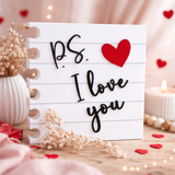 3D Druck Datei P.S. I love you