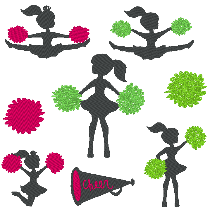 Cheerleader Stickdatei - Sewando