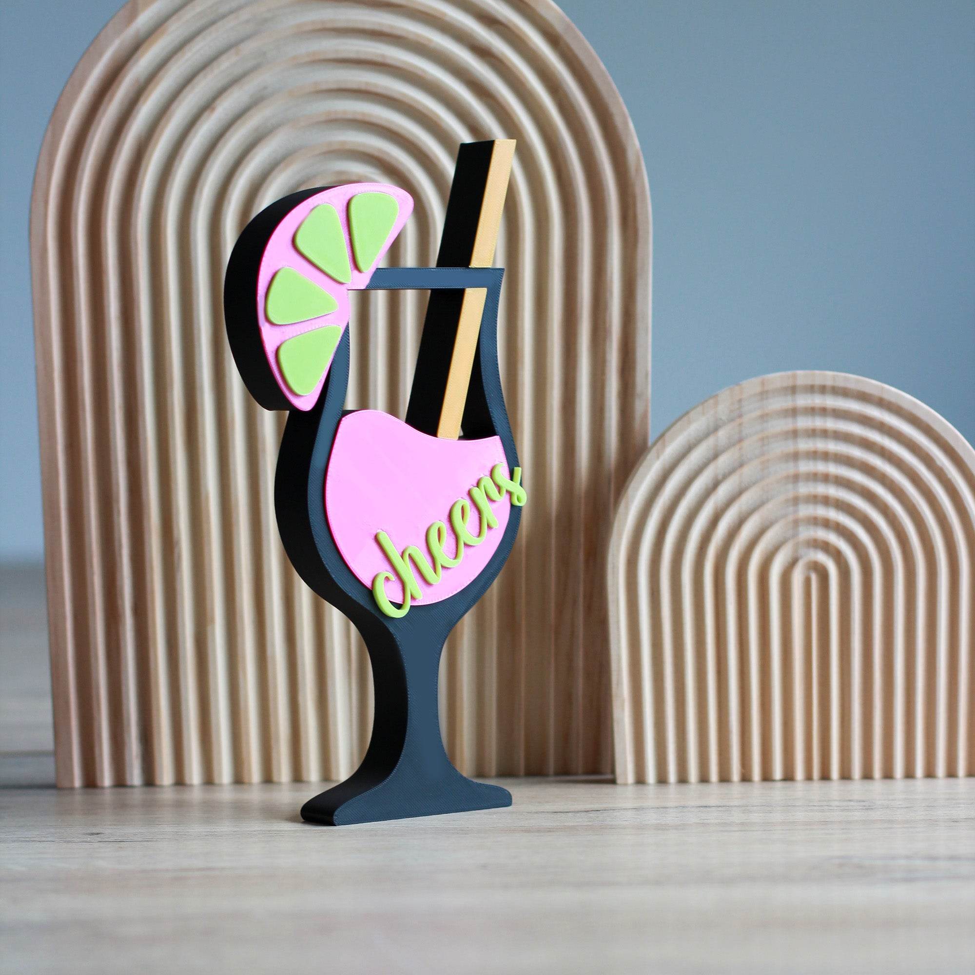 3D Druck Datei Cheers Cocktailglas - Sewando