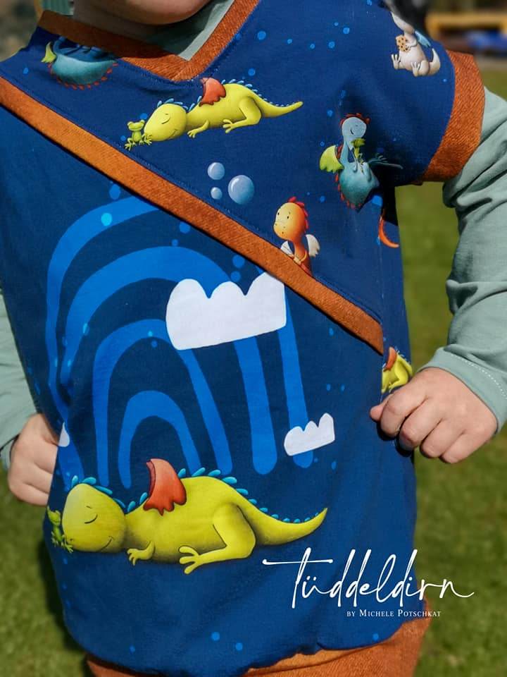 Schnittmuster Happy Anton - Gr 86-164 - Kurzarm, Langarmshirt - Sewando