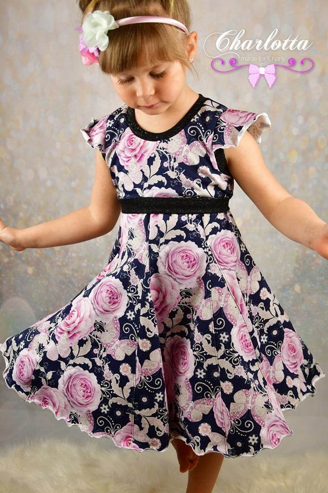 Happy Raffa & Ella - Gr. 86-164 - Crop Pulli + Kleid Schnittmuster - Sewando