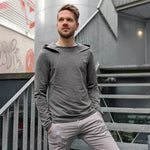 Schnittmuster CHRIS - Shirt oder Hoodie mit Teilungsnaht für ihn Gr. 44-62 - Sewando