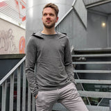 Schnittmuster CHRIS - Shirt oder Hoodie mit Teilungsnaht für ihn Gr. 44-62 - Sewando