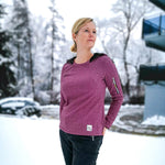Schnittmuster CHRISTA - Hoodie oder Shirt mit besonderer Teilungnaht Gr. 34-54 - Sewando