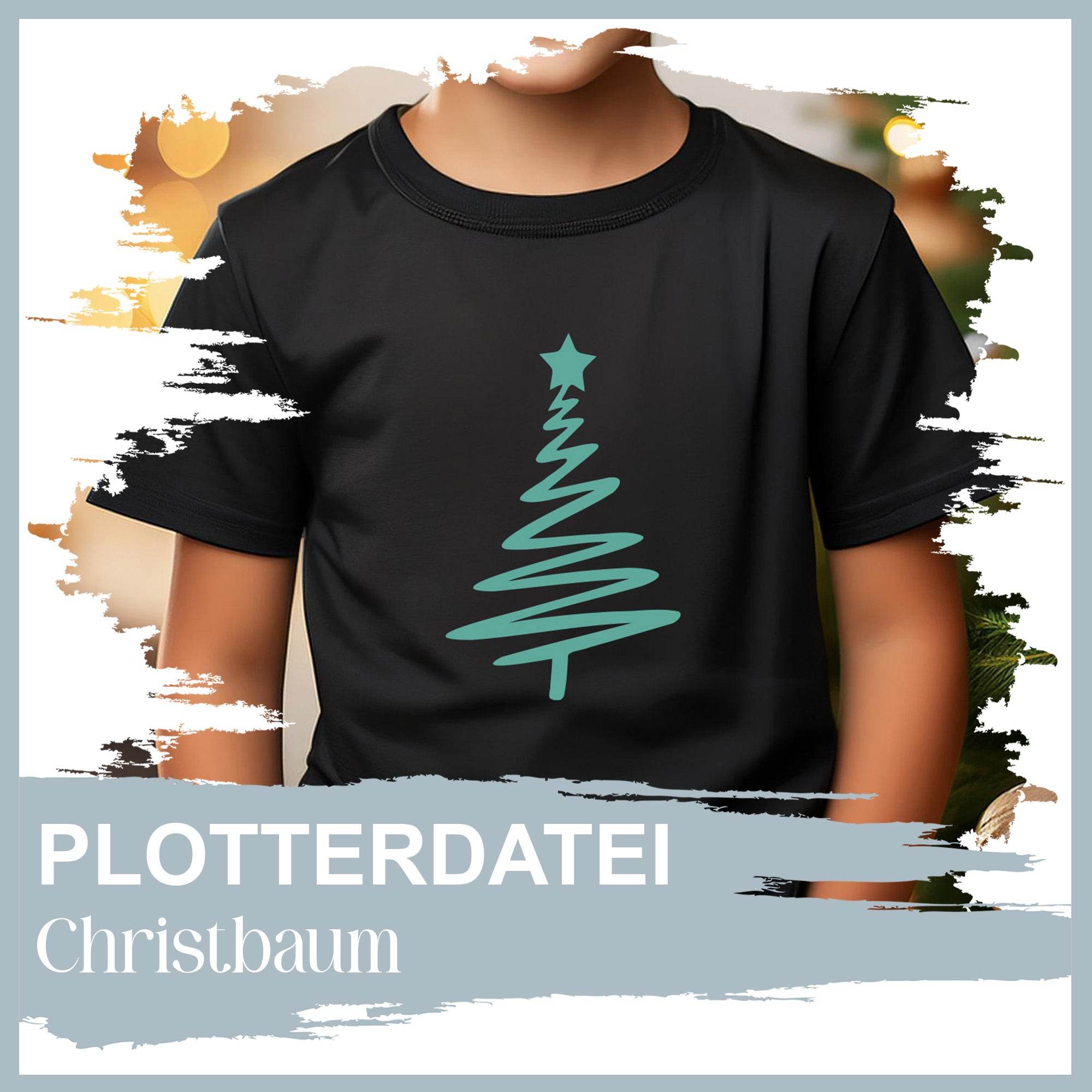 Plotterdatei Christbaum - Sewando