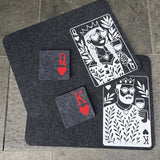 Plotterdatei "Queen & King of Hearts"