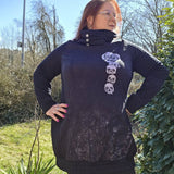 Schnittmuster Pullover Falten Brise Damen