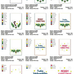 Stickdatei Set Christmas Cards ITH Geschenkhüllen Weihnachtskarten - Sewando