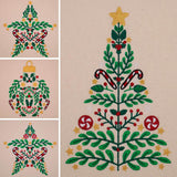 Stickdatei Set Christmas Ornaments weihnachtliche Ornamente - Sewando