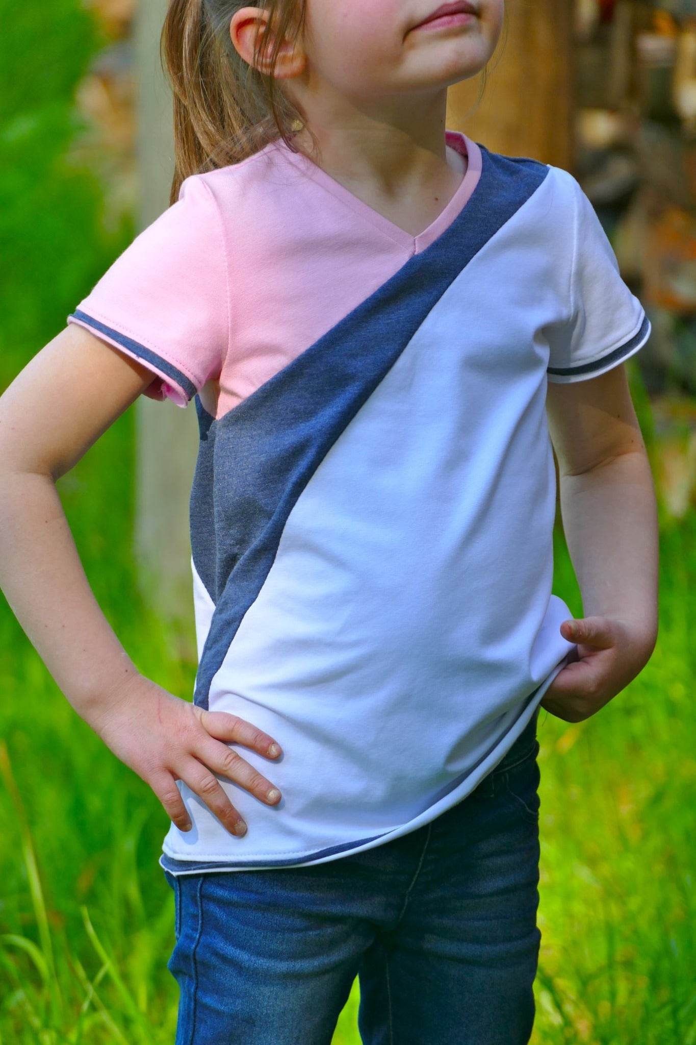 Blockshirt Benni Shirt Schnittmuster 50-170 - Sewando
