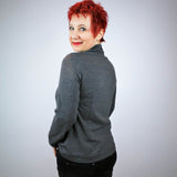Damenshirt Rollkragen Tarja - Größen 32 - 60 - Sewando
