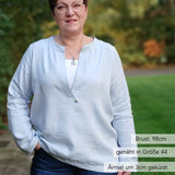 Schnittmuster Bluse Leonie Gr. 34–50 – PDF A4, A0 inkl. Anleitung - Sewando