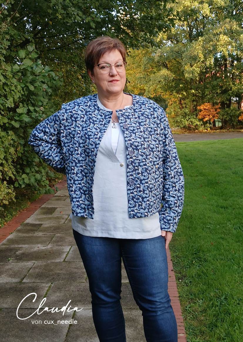 Schnittmuster Bluse Leonie Gr. 34–50 – PDF A4, A0 inkl. Anleitung - Sewando