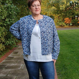 Schnittmuster Bluse Leonie Gr. 34–50 – PDF A4, A0 inkl. Anleitung - Sewando