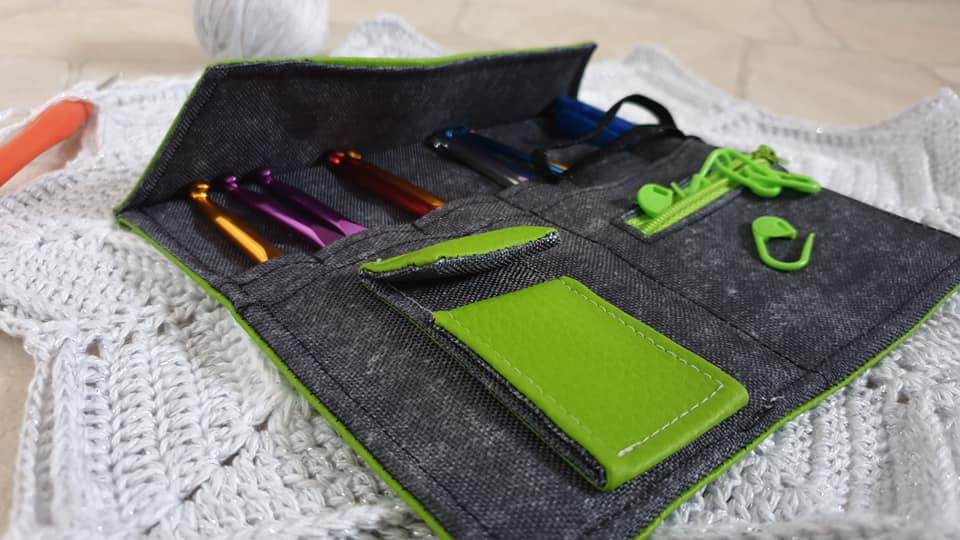 Schnittmuster NadelSchlawiner Häkel-/Stricknadel Etui - Sewando