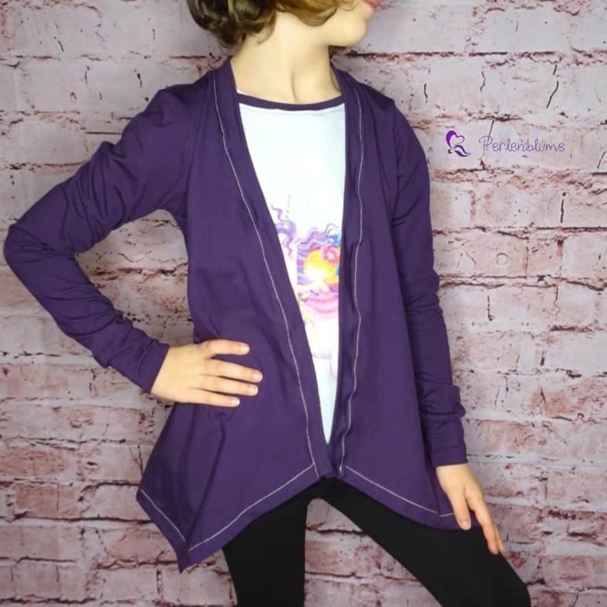 Happy Lysan - Gr 86 - 164 - Shirt mit Cardigan + Mantel Schnittmuster - Sewando
