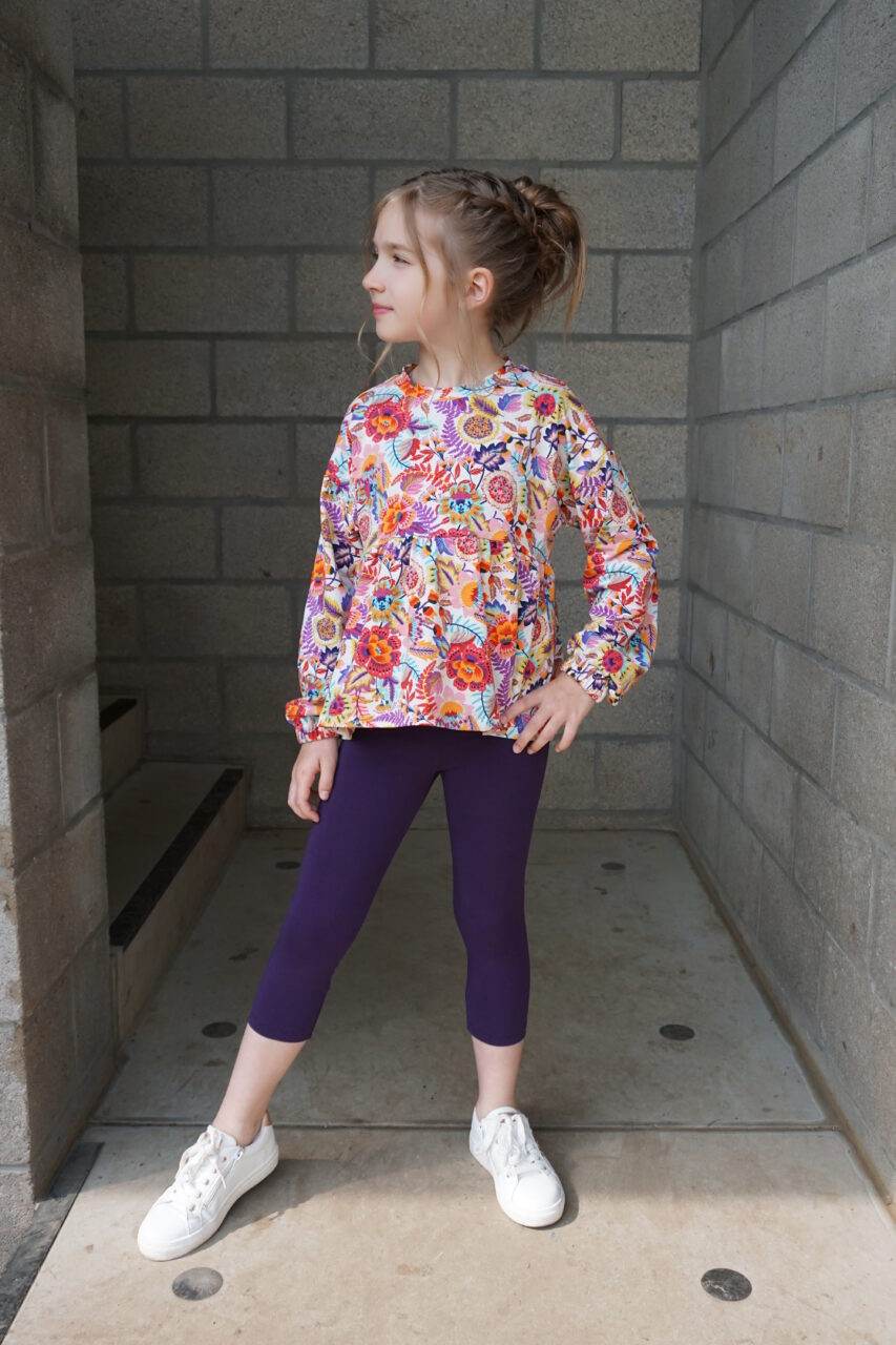 RUFFLE SWEATER LINA 80-164 - Sewando